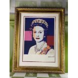Andy Warhol-(1928-1987) "Elizabeth" Numbered Lithograph
