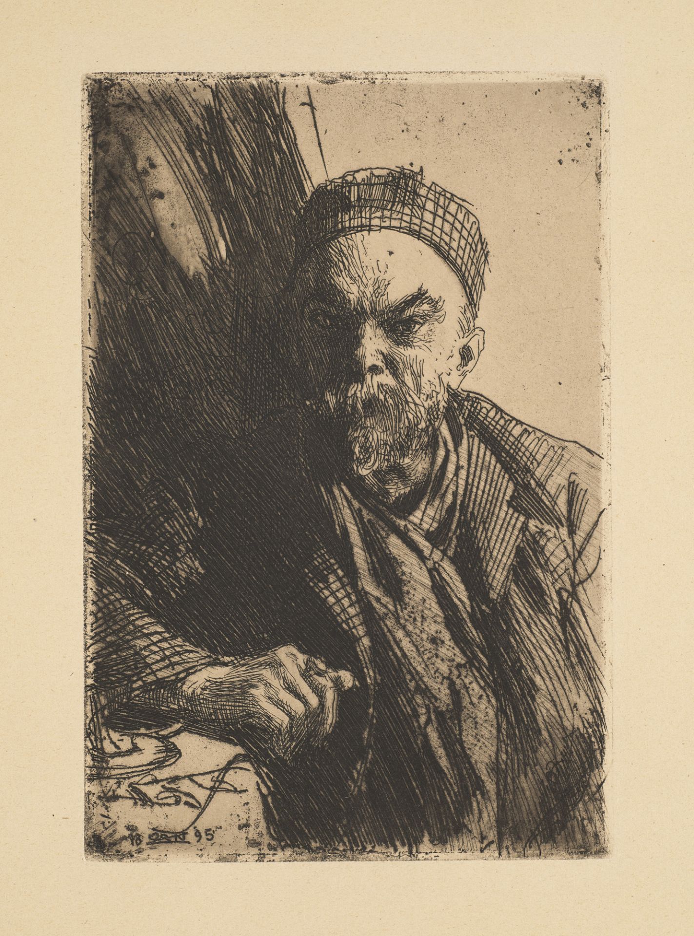 Anders ZornPaul Verlaine. 1895.