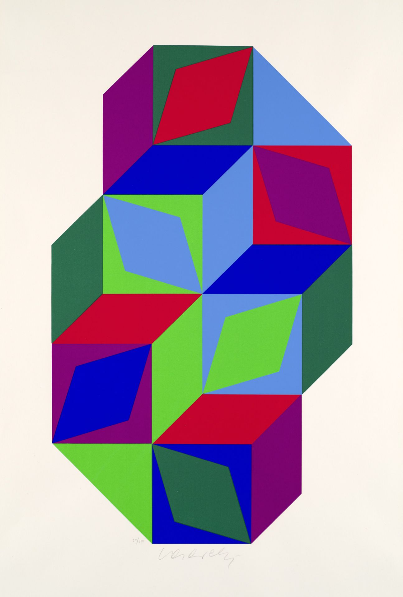 Geometrische Abstraktion - Op Art - -