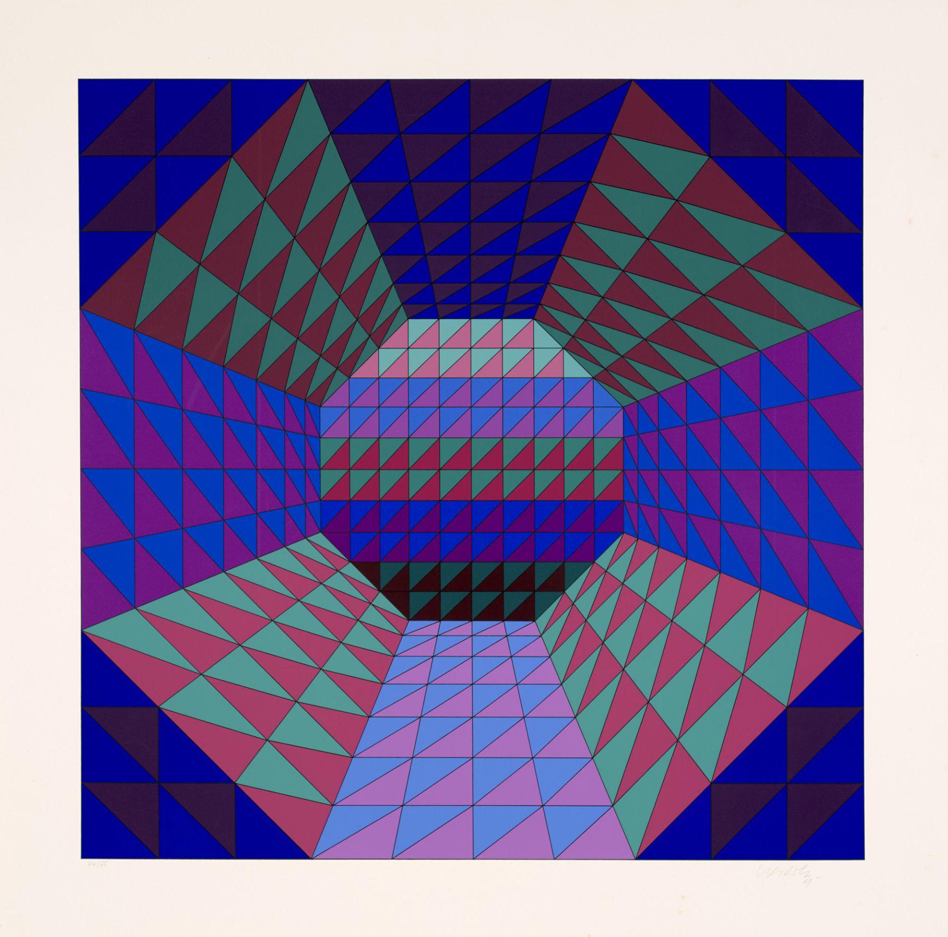 Geometrische Abstraktion - Op Art - -
