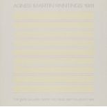 Minimalismus - - Agnes Martin. (1912