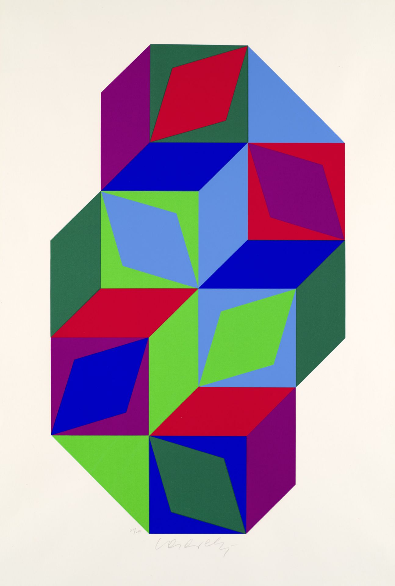 Victor Vasarely. (1906 Pécs - 1997