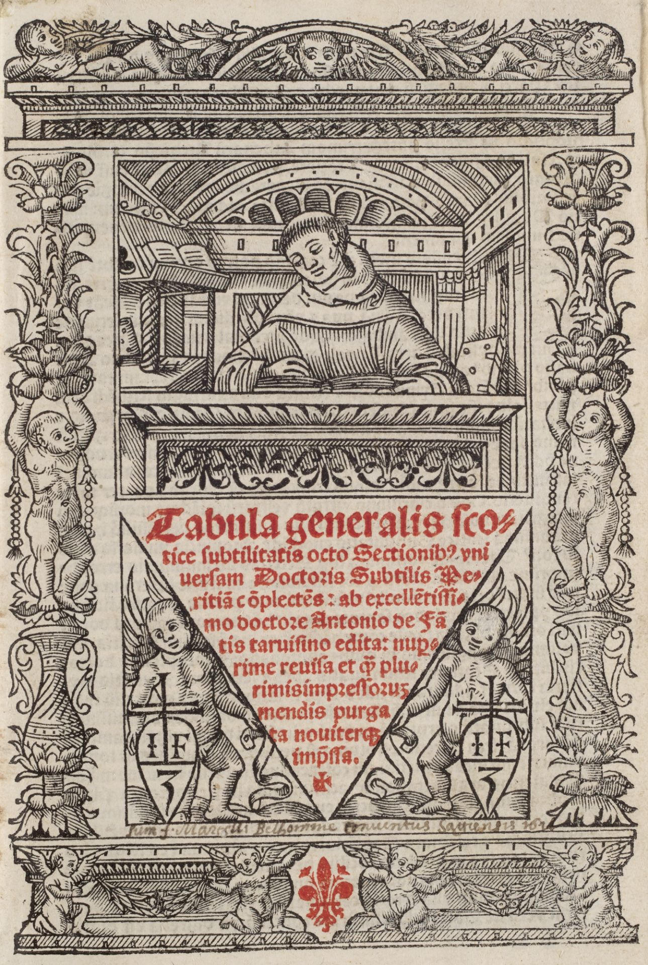 Antonio de Fantis. Tabula generalis