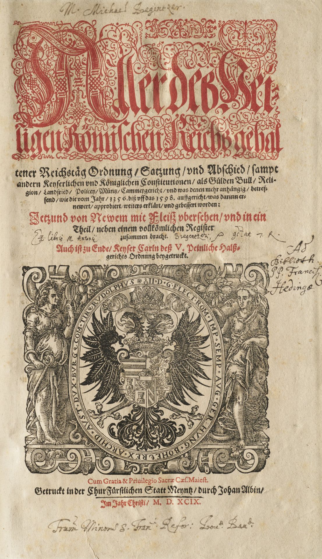 Rechtswissenschaften - Reichsabschiede - Image 3 of 3