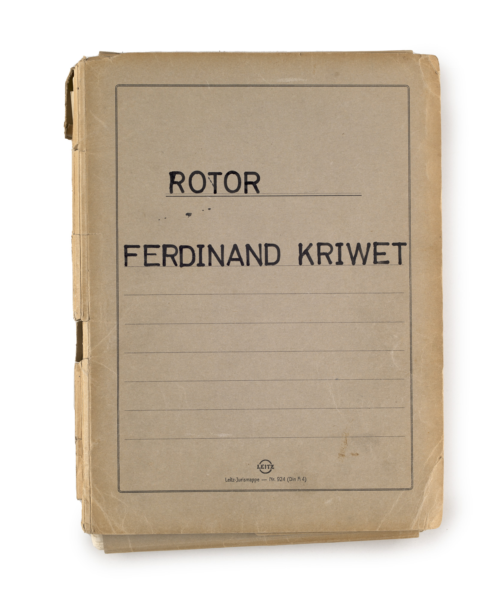 Ferdinand Kriwet. Rotor.