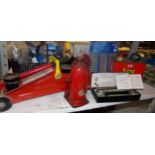 Car trolley jack, T-cut, tire pressure gauge, colour tune, etc