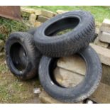 Four Kristall Fulda 195x64 R15 mud and snow tyres, in as new condition