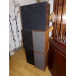 Pair of vintage teak cased Scan-Dyna speakers, with two further pairs of vintage speakers (6)