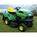 John Deere LR135 Automatic ride on mower with collection box, in good clean order