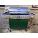 Good quality gas fired Antony Worrall Thompson barbeque grill, with cover