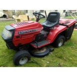 Lawnflite model 940 ride on mower, 14hp, 40 inch cut, with large grass collector (af)