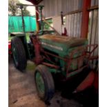 Vintage Massey Ferguson 135 tractor, EAF 750C, three point hitch, large front bucket loader, grass