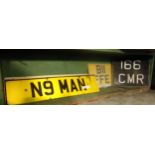 Various number plates