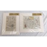 Two antique maps by Owen & Bowen and John Senex, with a large collection of rolled International and