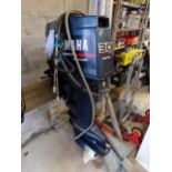 Yamaha 30 electric start long shaft, outboard motor, complete with remotes and fuel tank, good