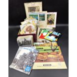 Mixed ephemera to include vintage gift cards, vintage calendars and collection of photographs of