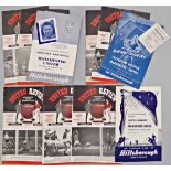 Manchester United 1960/61 FA Cup programmes to include Middlesbrough home, Sheffield United Away/