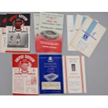 Manchester United 1962/63 FA Cup programmes to include Huddersield Town home, Aston Villa home,