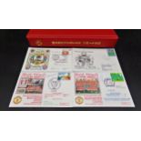 Manchester United folder of first day covers to include signed examples by Andrei Kanchelskis, Pat