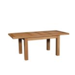 Cotswold Collection Oak Dining Table With 2 Extensions, H 780mm W 900mm L 1320mm Extending to 1980mm