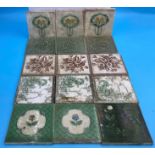 Collection of Victorian and later tiles