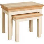 Cotswold Collection Nest of Two Table, H 505mm W 580mm D 380mm