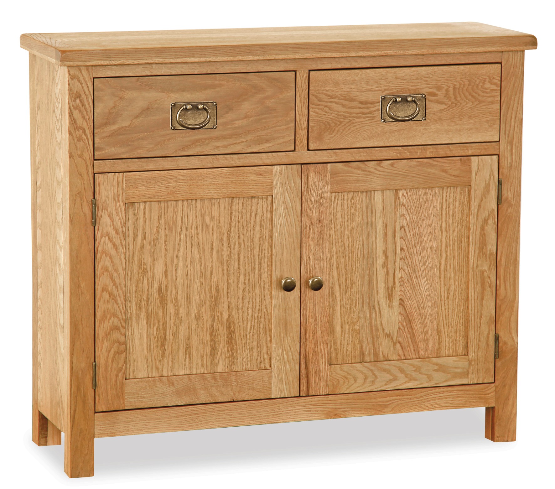 Cotswold Collection Oak Small Sideboard, H 850mm W 1000mm D 335mm