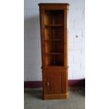 Cotswold Collection Tall pine corner cabinet with open top