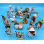 Good collection of 25 Beswick Beatrix Potter porcelain figures (25)