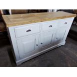 Cotswold Collection painted Sideboard, H 930mm W 1590mm D 450mm