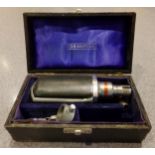 Vintage case Grampian microphone