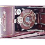 Vintage Vest Pocket Kodak Series III camera, in Morocco leather