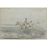 Henry Alken (1810-1894) - Pair of hunting scenes, signed, watercolour, 22.5 x 32.5cm, framed