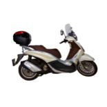 Piaggio Beverly 300ie scooter, WX62AYT, no V5, 6700 mileage, MOT expires 1st September 2022, good