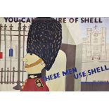 Ben Nicholson (1894-1982) - "These Men use Shell", offset lithograph print by W.R.Royale and Son