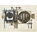 Henry Cliffe (1919-1983) - Abstract study, signed and dated '69, limited 26/50 lithograph print,