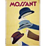 Leonetto Cappiello (1875-1942, Italian/French) - "Mossant", vintage poster, 159cm x 117cm, stuck and
