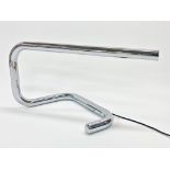 1960s Italian chrome snake table or desk lamp, 35cm high x 80cm wide