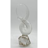 Renato Anatra - Murano glass sculpture of a love knot, 32cm high