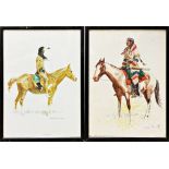 After Frederic Remington, (American 1861-1909), 'A Cheyenne Buck' Penn Prints; together with ' A