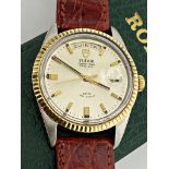 Gents Tudor Day Date Automatic Gold & Steel Wristwatch, head measures 38mm not including crown, with
