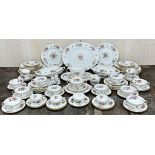 Extensive collection of mainly Minton 'Marlow' tea and dinner wares, comprising oval platters,