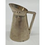 Novelty silver jug in the form of a traditional enamel jug, maker Hilliard & Thomason, Birmingham