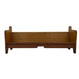 Globe Wernicke oak book trough, 64cm long