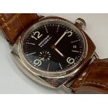 Gents Panerai PAM 62 Radiomir 18ct white gold automatic gentleman's wristwatch, head measures 40mm