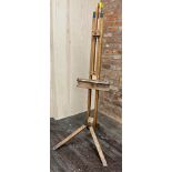 Good vintage folding artist's easel