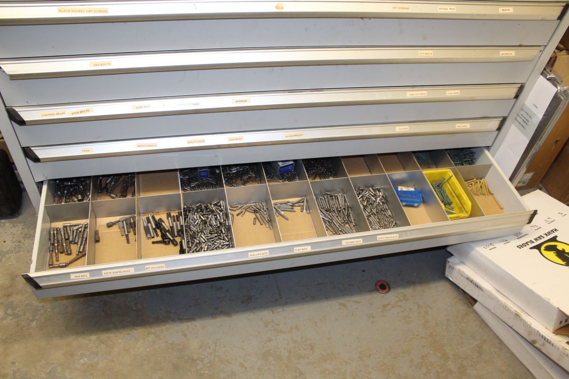 (3) Rousseau 8-Drawer Metal Cabinets on Casters, Sold with Contents As Shown - Image 23 of 23