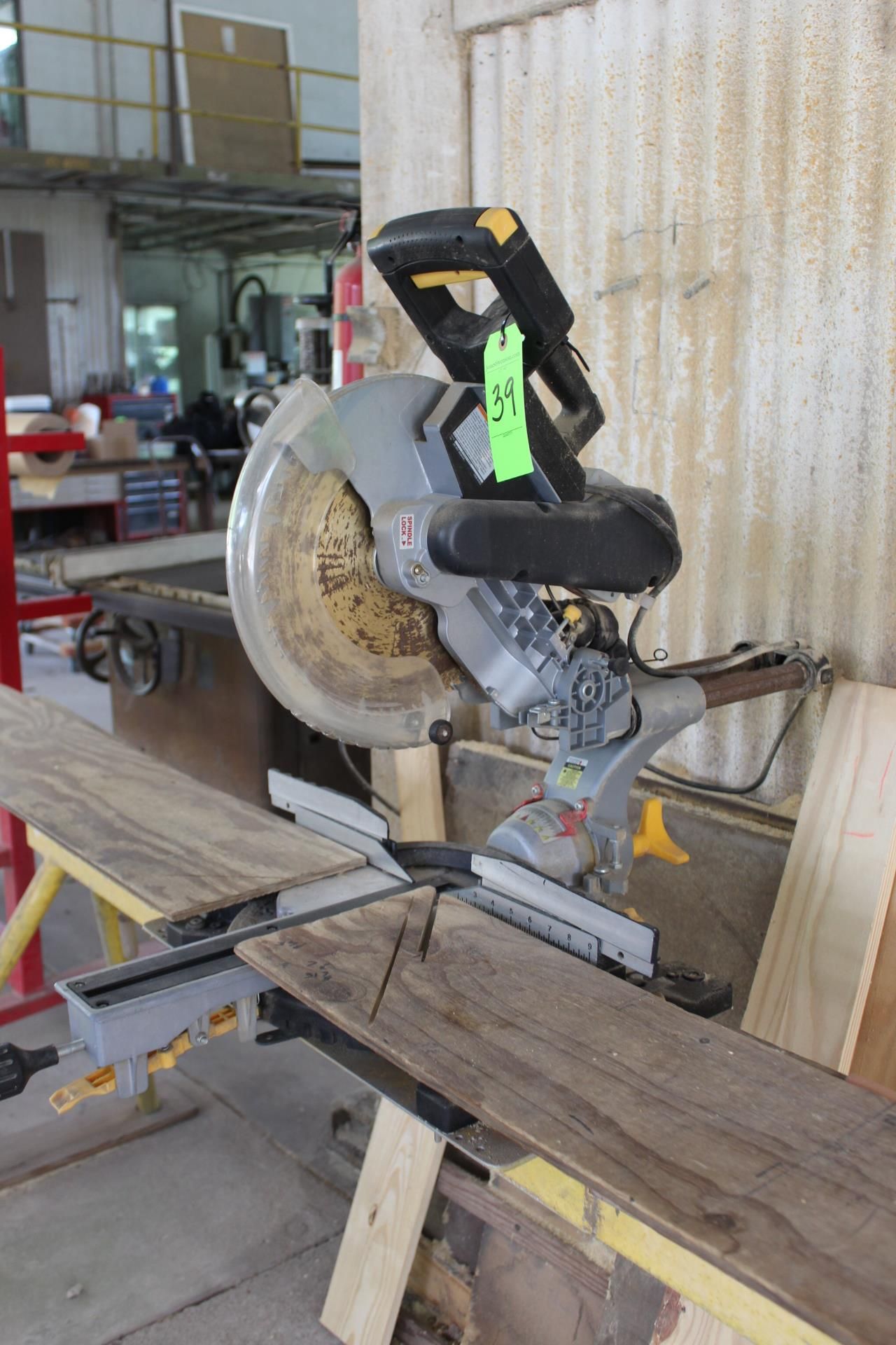 Chicago Electric 12" Double-Bevel Sliding Compound Miter Saw with Laser Guide, with Stand - Image 2 of 4