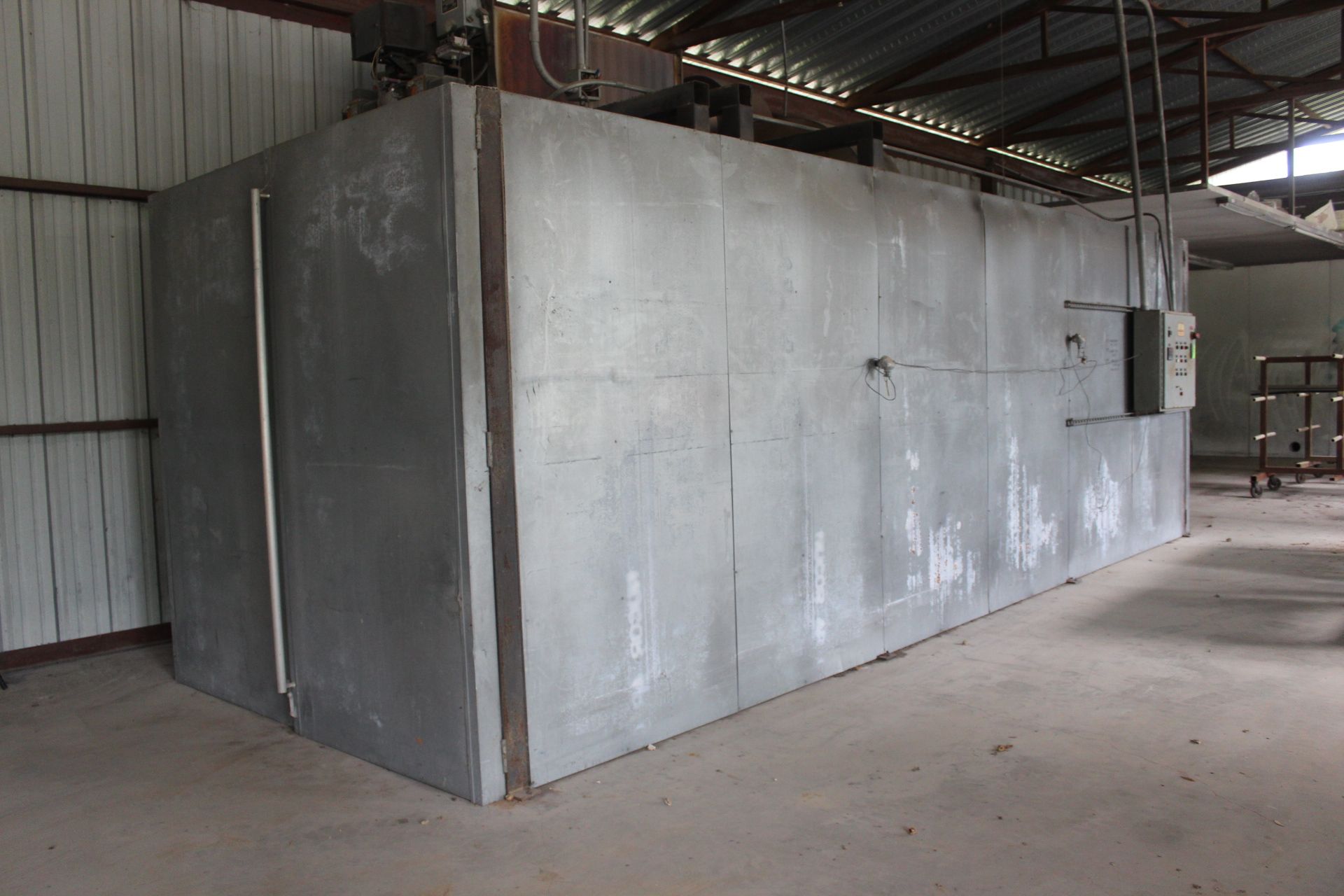 Large Maxon Powder Coat/Paint Booth, Dimensions Approx. 25'L x 8'10"W x 8'5"H - Image 2 of 8
