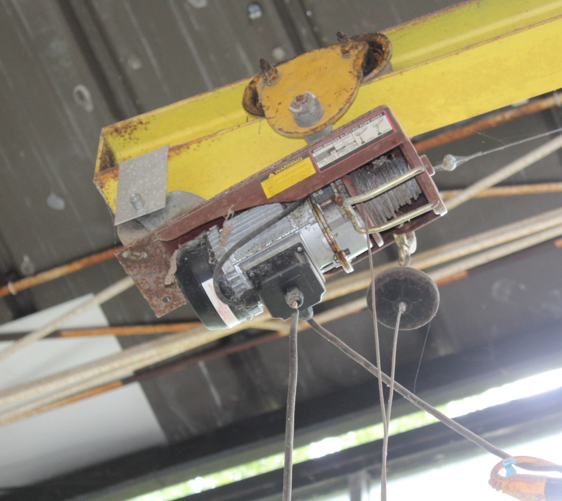 Northern Industrial Crane 440 LB Mini-Sized Electric Rope Hoist. Buyer Responsible for Removal. - Image 2 of 2